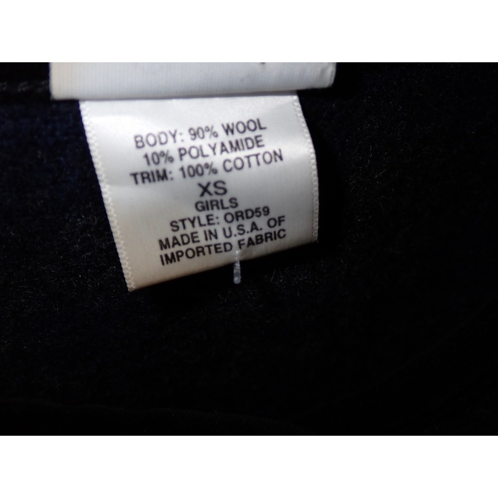 L.L. Bean Kids Girls Wool Blend Cardigan Jacket Grey XS Classic Holiday Preppy - Picture 6 of 6